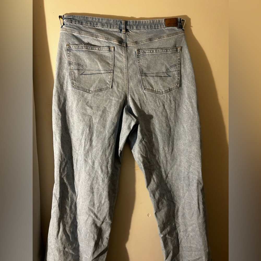 Baggy, straight leg, American Eagle jeans